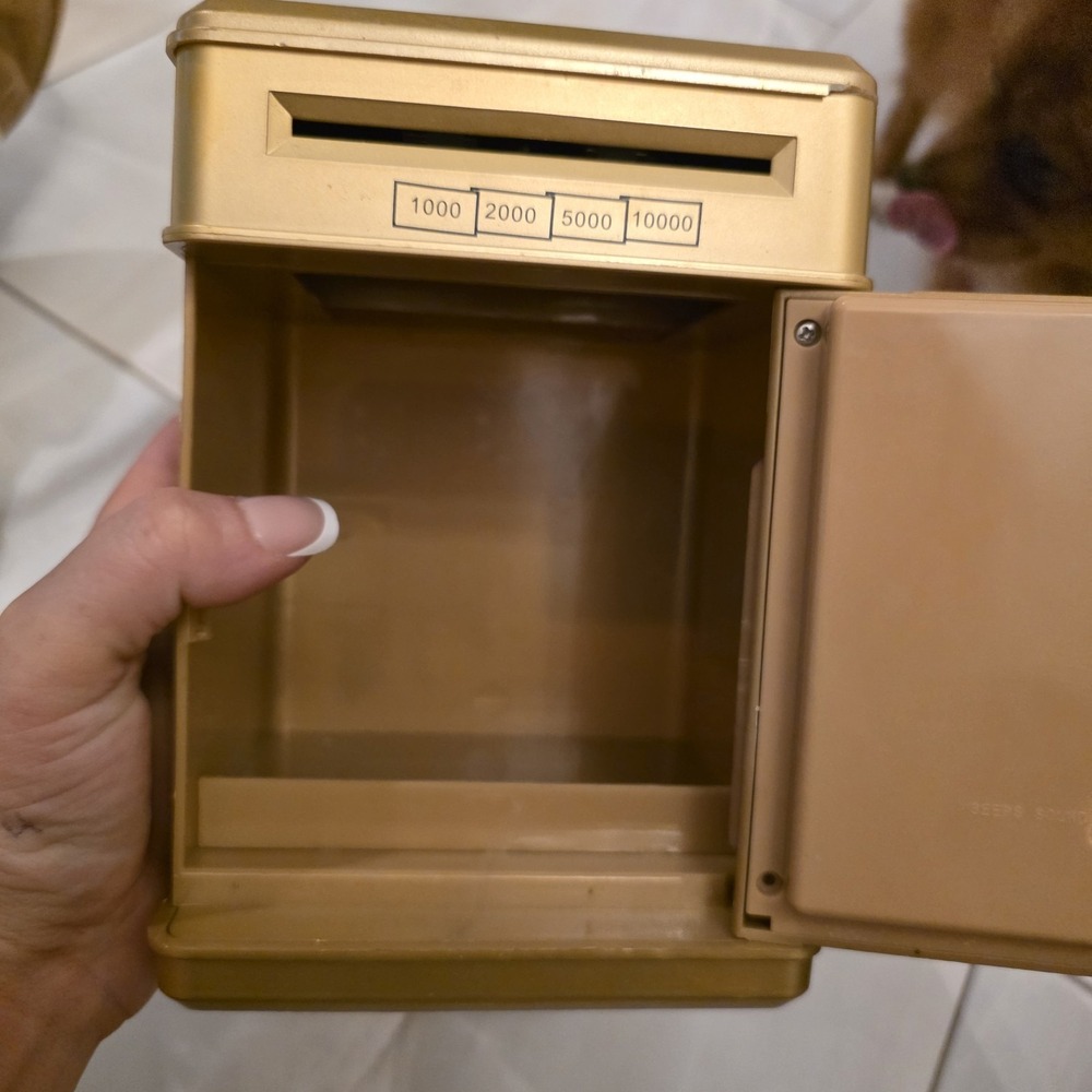 Electronic Piggy Bank ATM Password Money Box Cash Coin Saving AutoDeposit Gift📦 - Picture 16 of 16